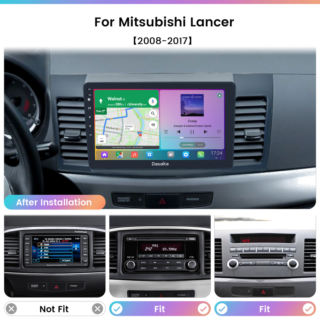 POSTE RADIO ANDROID MITSUBISHI LANCER - RT MAROC