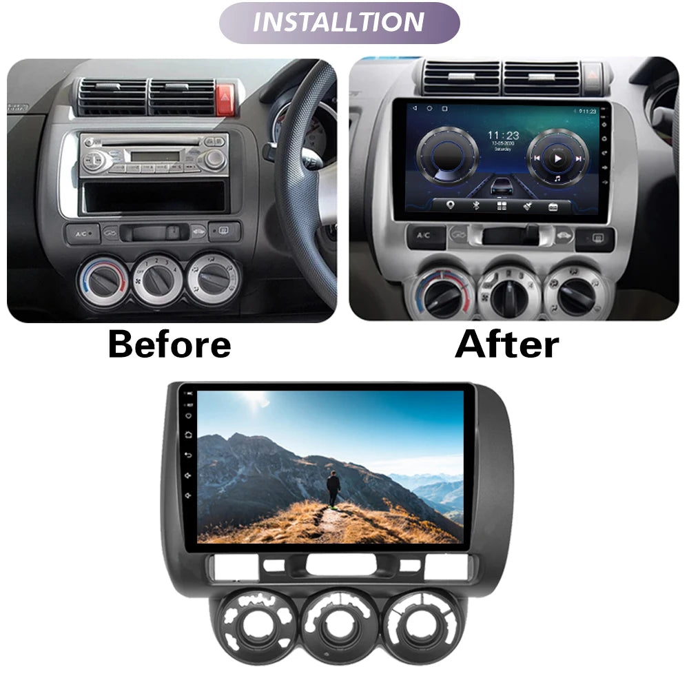 POSTE RADIO ANDROID HONDA JAZZ 2006 - RT MAROC