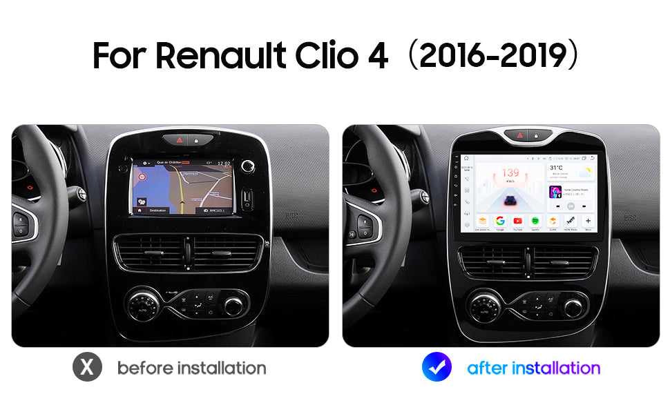 POSTE RADIO ANDROID RENAULT CLIO 4 2017 2019 - RT MAROC