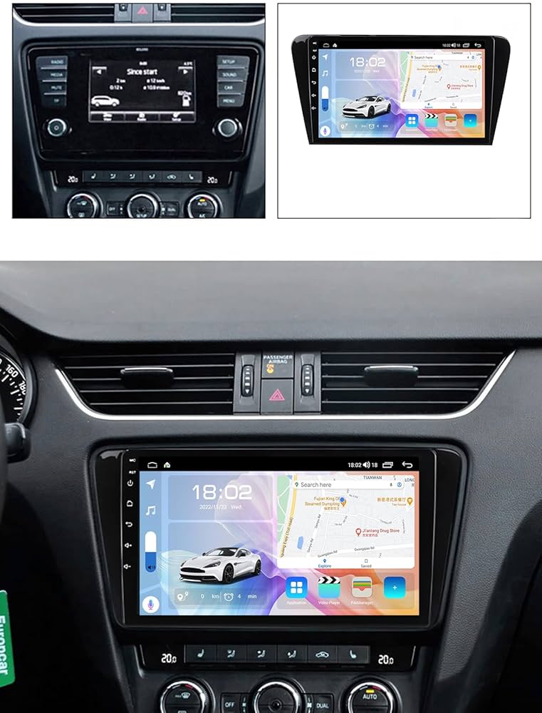 POSTE RADIO ANDROID SKODA OCTAVIA 2016 - RT MAROC