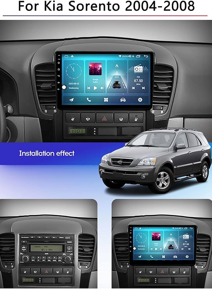 POSTE RADIO ANDROID KIA SORENTO 2004-2008 - RT MAROC