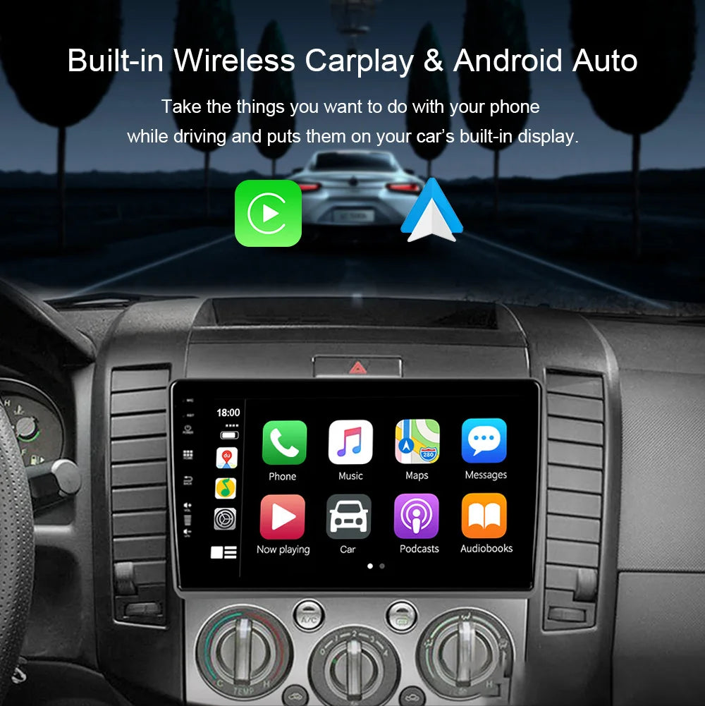 POSTE RADIO ANDROID MAZDA BT50 2010 - RT MAROC