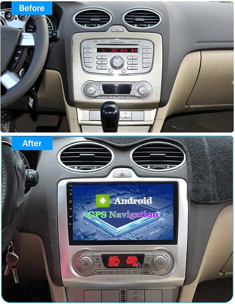POSTE RADIO ANDROID FORD FOCUS 2006 AC AUTO - RT MAROC