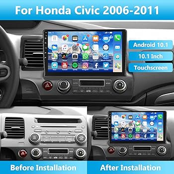 POSTE RADIO ANDROID HONDA CIVIC 2006-2011 - RT MAROC