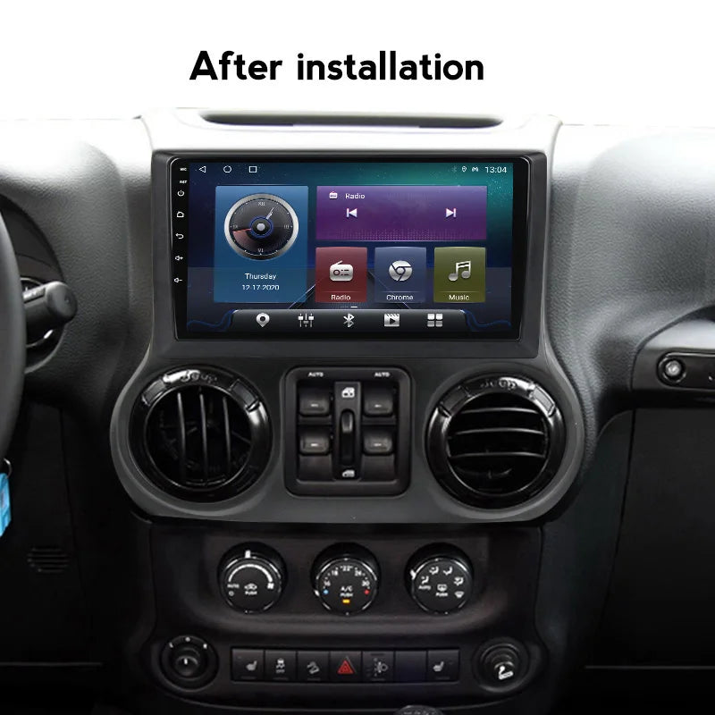 POSTE RADIO ANDROID JEEP WRANGLER 2010-2014 - RT MAROC