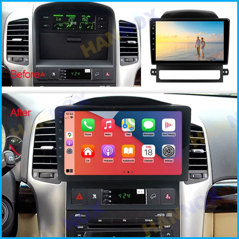 POSTE RADIO ANDROID CHEVROLET CAPTIVA 2009-2012 - RT MAROC