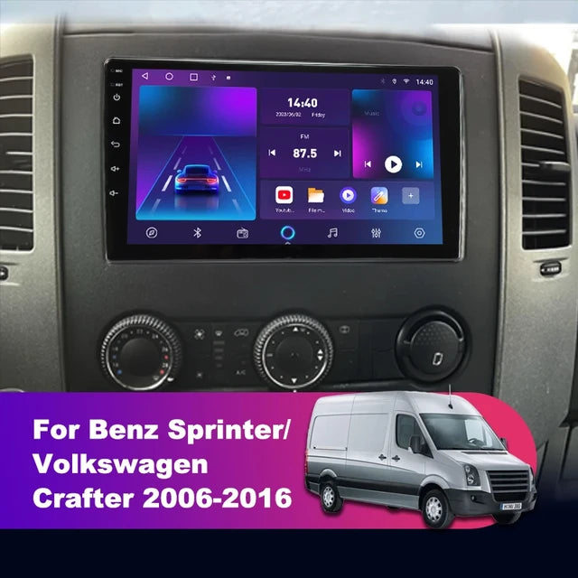 POSTE RADIO ANDROID MERCEDES SPRINTER 2006 2016 - RT MAROC