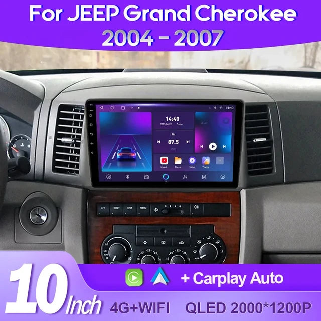 POSTE RADIO ANDROID JEEP GRAND CHEROKEE 2004-2007 - RT MAROC