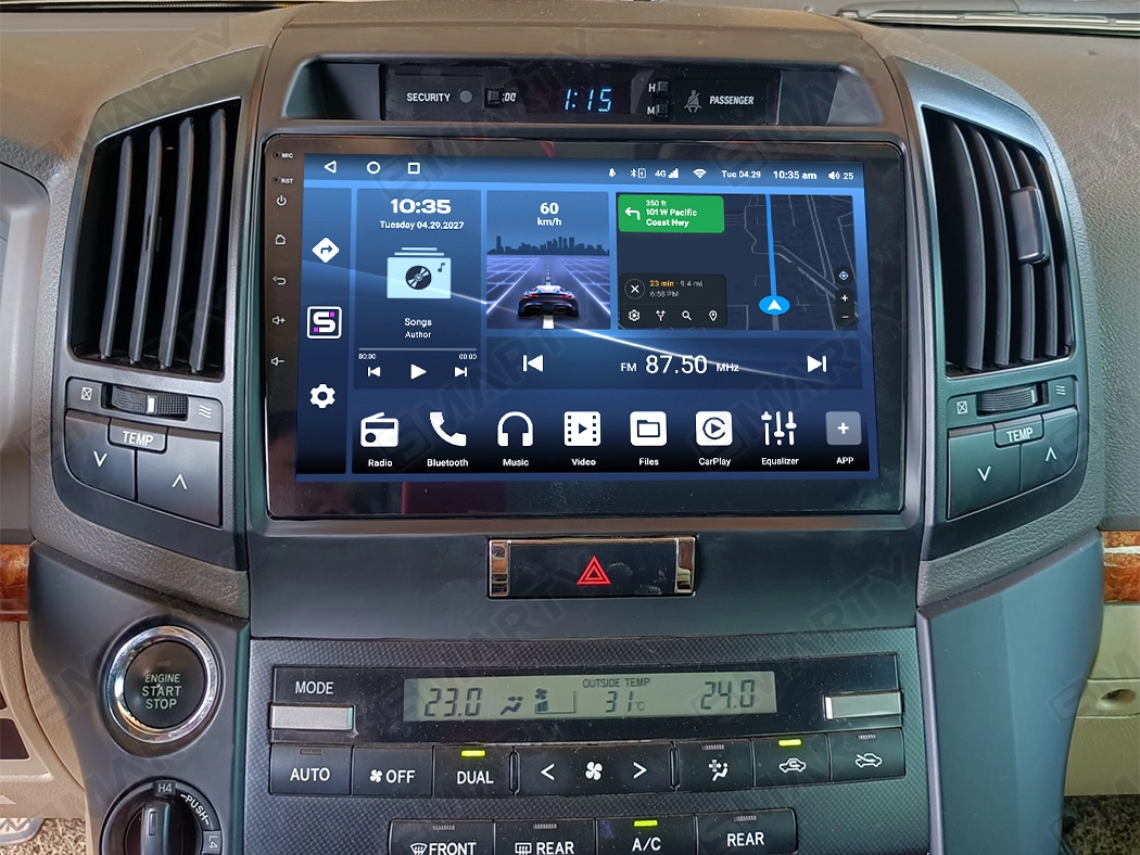 POSTE RADIO ANDROID TOYOTA LAND CRUISER 2008 - RT MAROC