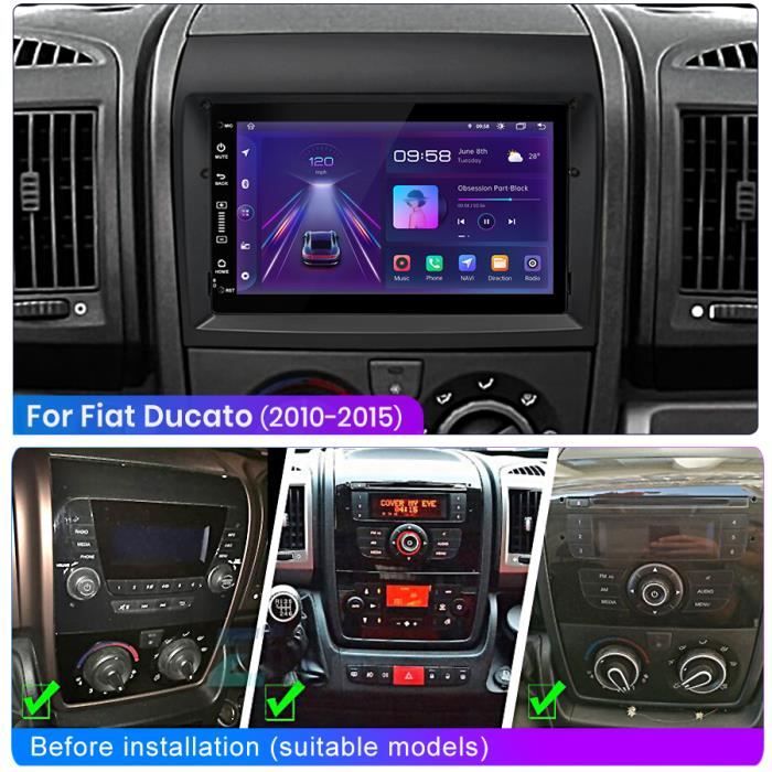 POSTE RADIO ANDROID FIAT DUCATO 2010-2015 - RT MAROC