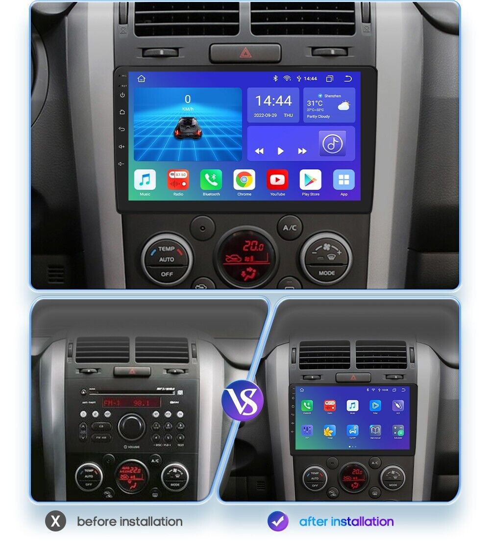 POSTE RADIO ANDROID SUZUKI GRAND VITARA 2005 - RT MAROC