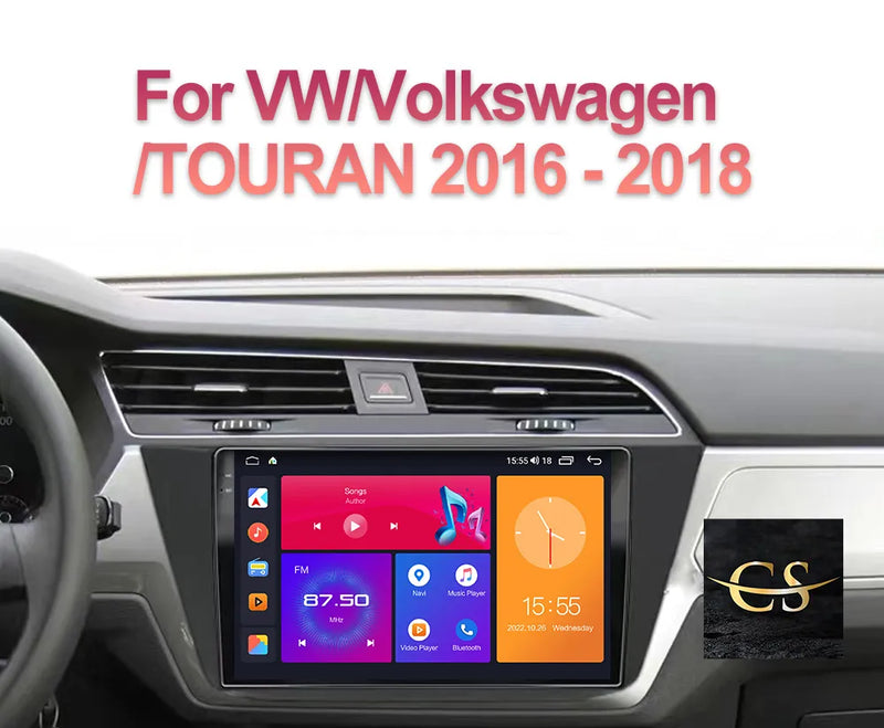 POSTE RADIO ANDROID VOLKSWAGEN TOURAN 2016 2018 - RT MAROC