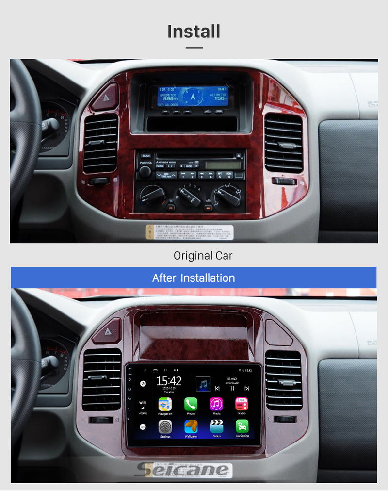 POSTE RADIO ANDROID MITSUBISHI PAJERO 2004-2011 - RT MAROC