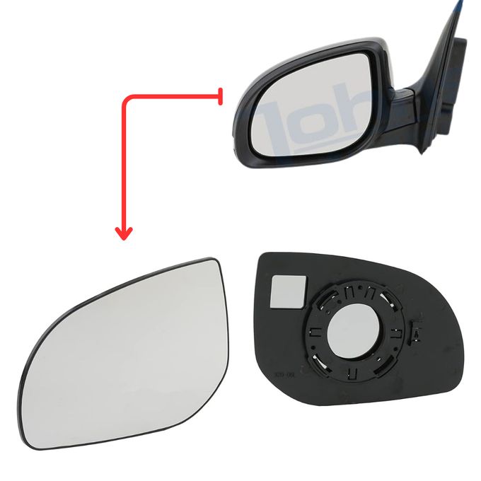 glace retroviseur hyundai i10 2011 gauche