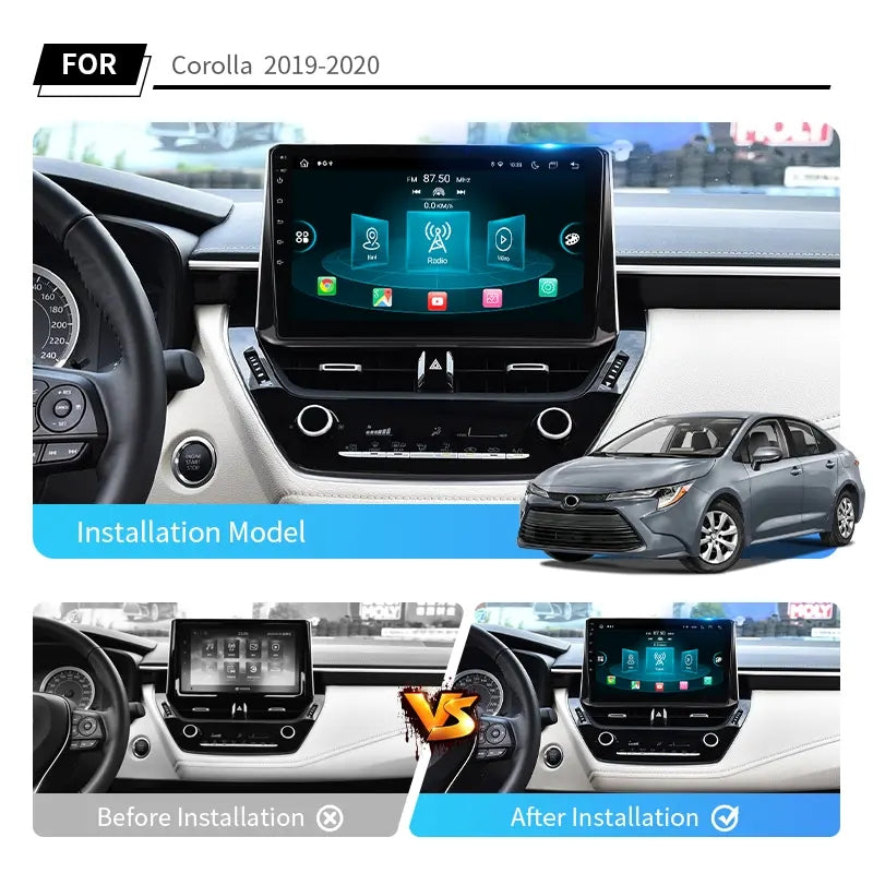 POSTE RADIO ANDROID TOYOTA COROLLA 2019 - RT MAROC