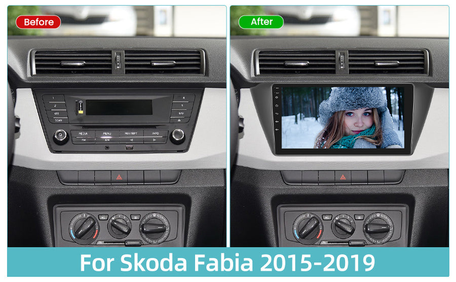 POSTE RADIO ANDROID SKODA RAPID 2013 - RT MAROC