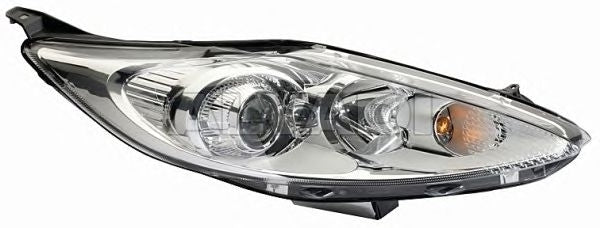 optique ford fiesta 2008 droite chrome