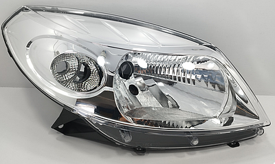 optique dacia sandero 2008 droit chrome