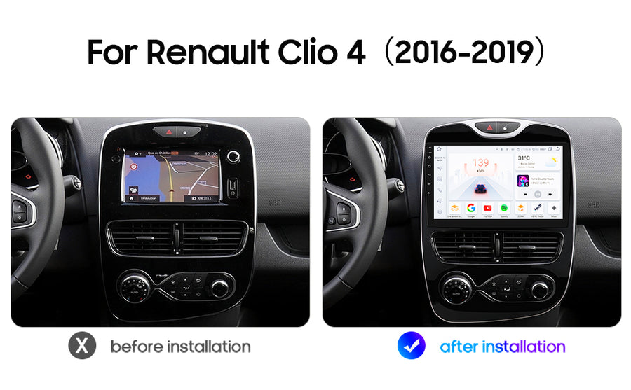 POSTE RADIO ANDROID RENAULT CLIO 4 2017 2019 - RT MAROC