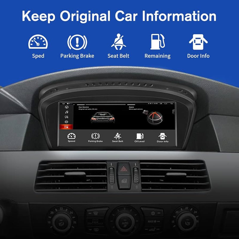 POSTE RADIO ANDROID BMW SERIE 5 F90 2005 2011 - RT MAROC