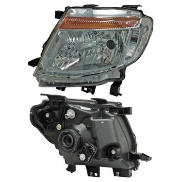 OPTIQUE FORD RANGER 2013 DROIT CHROME AVEC MOTEUR - RT MAROC