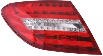 feu arriere mercedes w204 2011 gauche led et porte lampe classe c