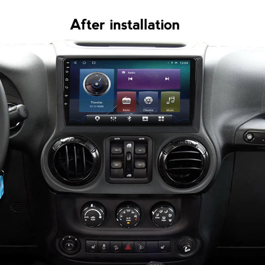 POSTE RADIO ANDROID JEEP WRANGLER 2010-2014 - RT MAROC