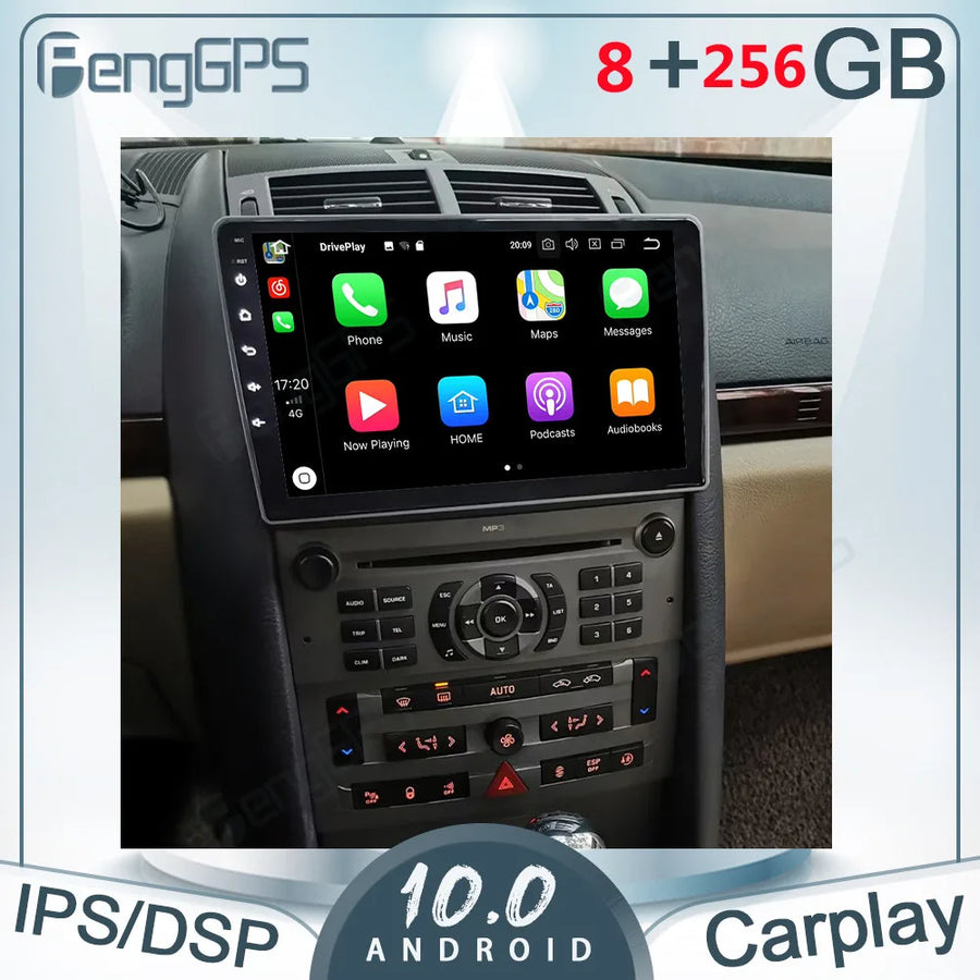 POSTE RADIO ANDROID PEUGEOT 407 2004-2008 - RT MAROC