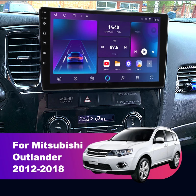 POSTE RADIO ANDROID MITSUBISHI OULTLANDER - RT MAROC