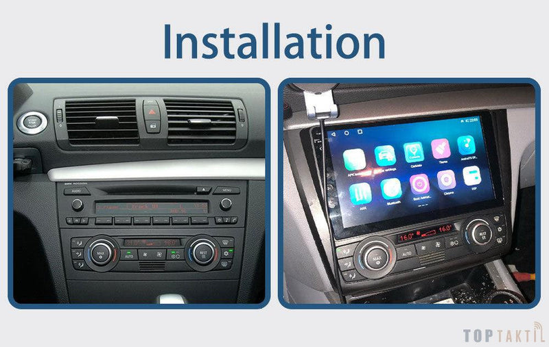 POSTE RADIO ANDROID BMW SERIE E81 - RT MAROC