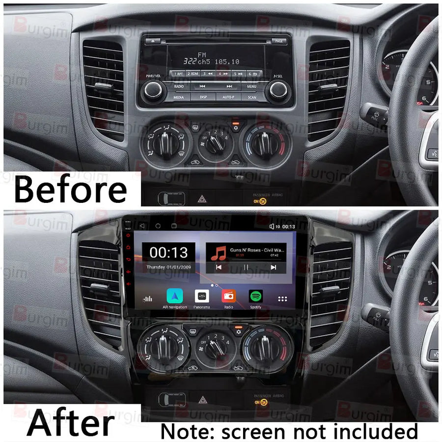 POSTE RADIO ANDROID MITSUBISHI L200 2015 AC MANUEL - RT MAROC