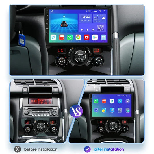 POSTE RADIO ANDROID PEUGEOT 3008 2009 2015 - RT MAROC