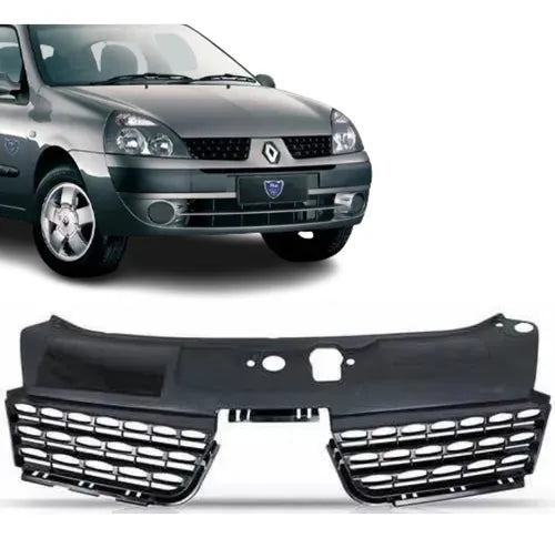 calandre renault clio 2 2004  argente