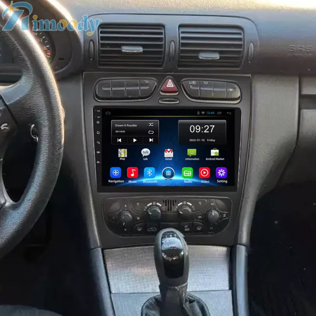 POSTE RADIO ANDROID MERCEDES W203 2001-2004 - RT MAROC