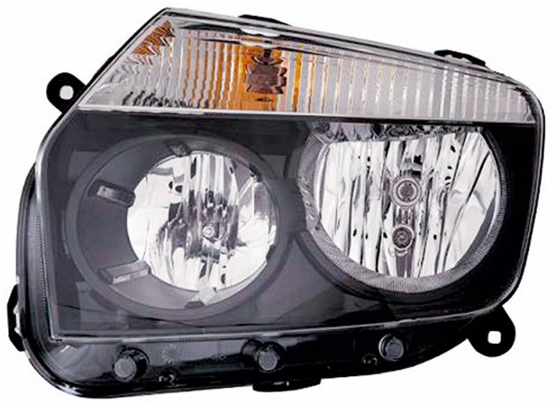 optique dacia duster 2010 gauche noir