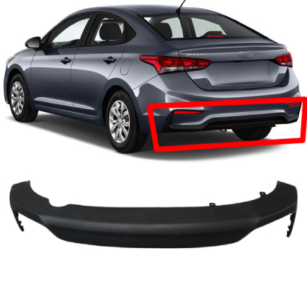 jupe parechoc hyundai accent 2017 arriere