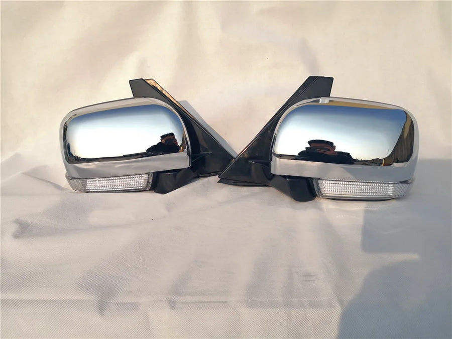 RETROVISEUR MITSUBISHI PAJERO 2007 2009 GAUCHE CHROME ELECTRIQUE AVEC SIGNAL - RT MAROC