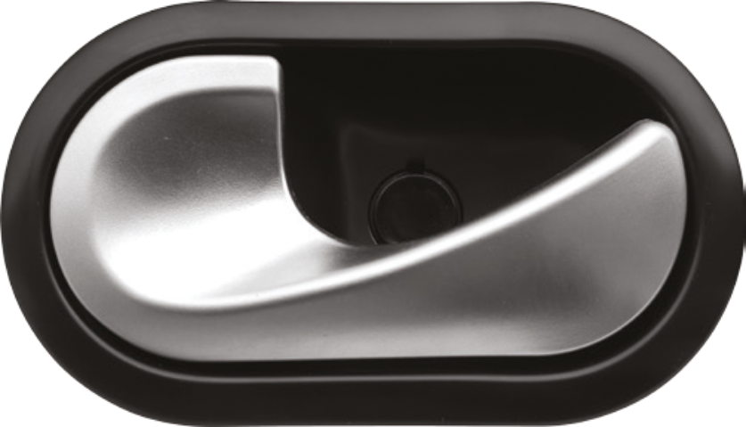 poignee renault megane 2 2003 interieur gauche chrome