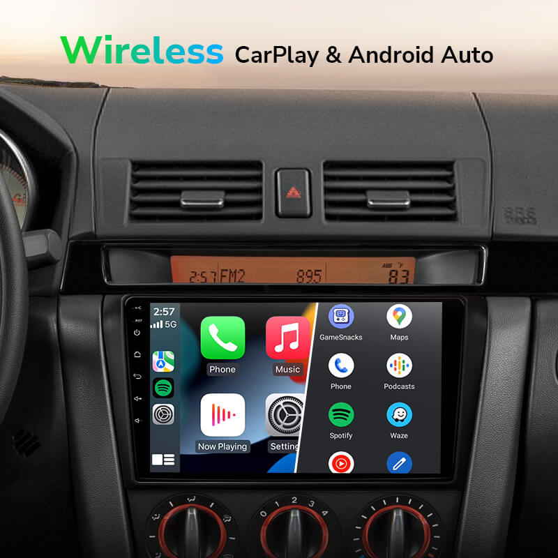 POSTE RADIO ANDROID MAZDA 3 2004-2009 - RT MAROC