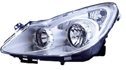 optique opel corsa d 2006 gauche chrome