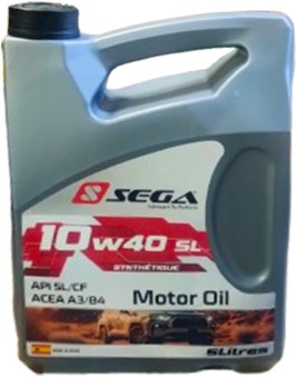 HUILE MOTEUR SEGA 10W40-5L SL/CF, ACEA A3/B4, MB229.3, VW502.00/505.00, RN0700/0710(4 x 5L)