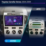 POSTE RADIO ANDROID TOYOTA COROLLA VERSO 2004-2009 - RT MAROC