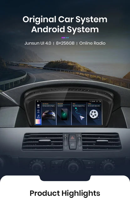 POSTE RADIO ANDROID BMW SERIE 3 E92 2009 2012 - RT MAROC