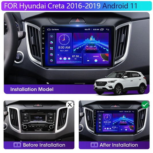 POSTE RADIO ANDROID HYUNDAI CRETA 2016 - RT MAROC
