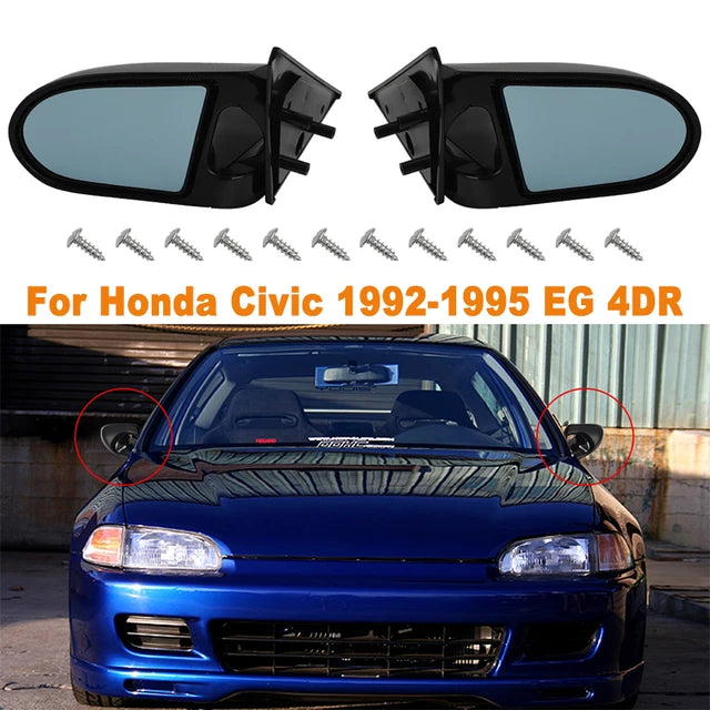 RETROVISEUR HONDA CIVIC 1992 2 PORTES MANUEL GAUCHE - RT MAROC