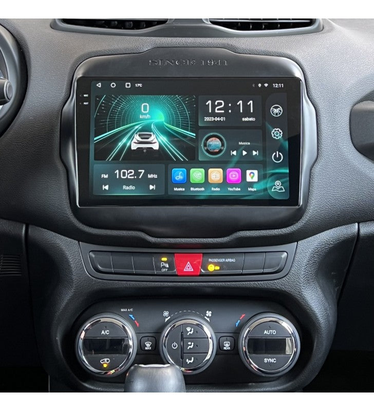 POSTE RADIO ANDROID JEEP RENEGADE 2016 - RT MAROC