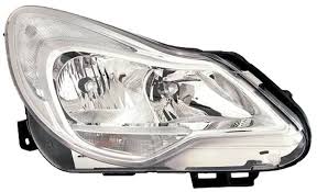 optique opel corsa d 2011 droit chrome