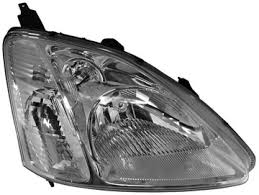 optique honda civic 2001 2003 droit coupe chromé - RT MAROC