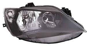 optique seat ibiza 2012 droit 2 lampes noir
