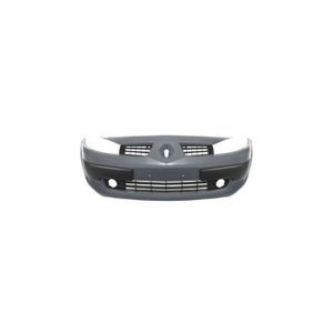 parechoc renault megane 2 2006 avant complet argente